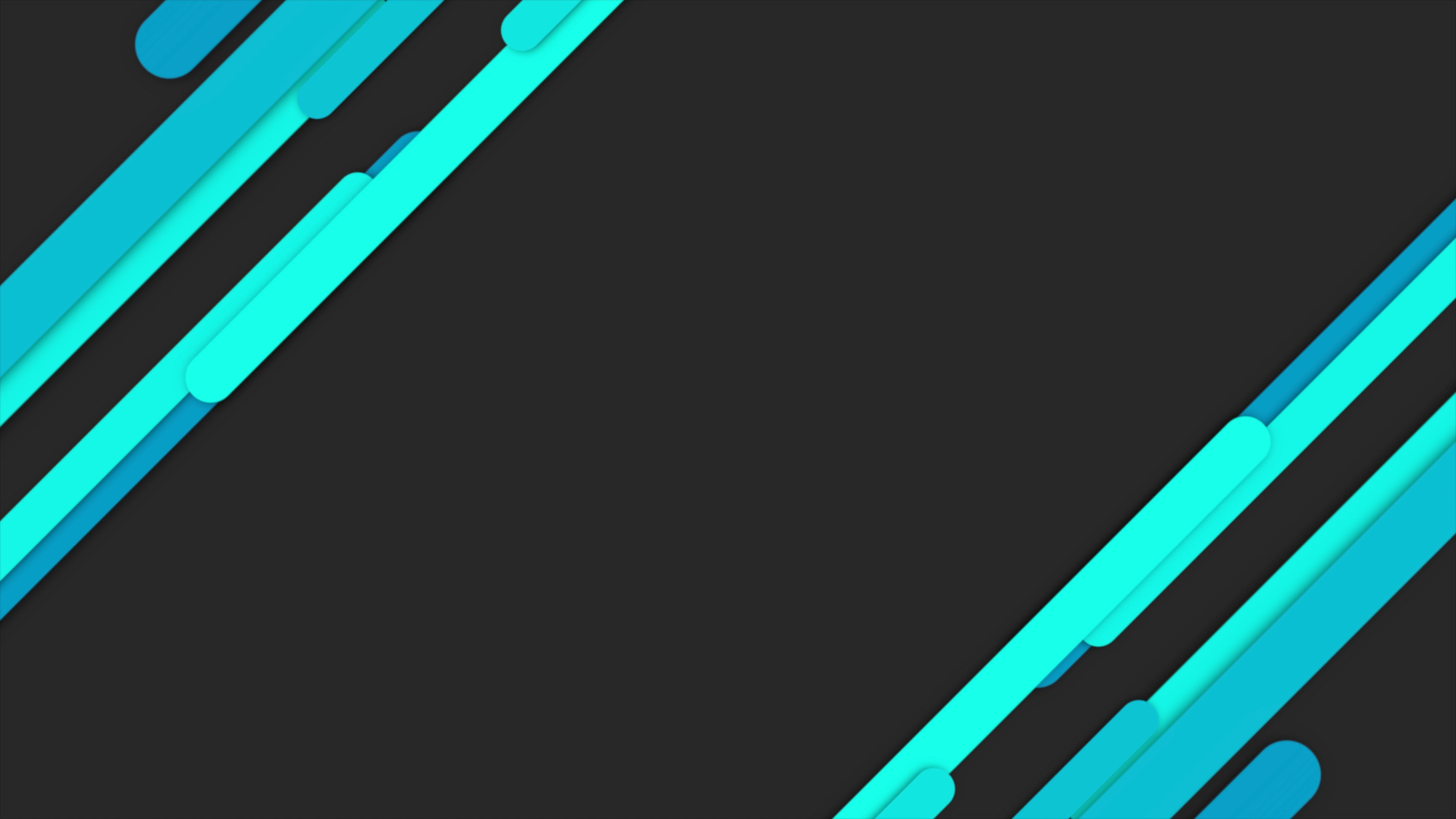 Gradient green and blue lines pattern