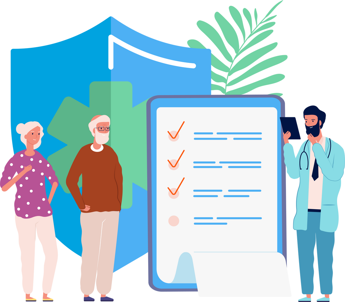 health insurance seniors medical service elderly people